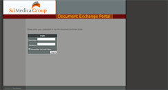 Desktop Screenshot of portal.scimedicagroup.com