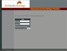 Tablet Screenshot of portal.scimedicagroup.com